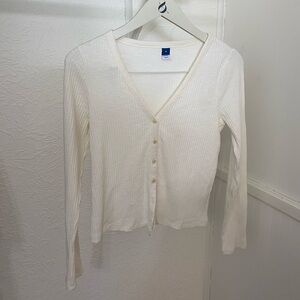 Cozy white long sleeve